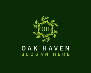 Oak Leaf Botanical logo design