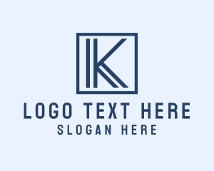 Digital - Minimalist Business Letter K logo design