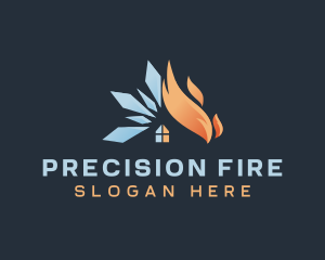 Fire Ice House logo design