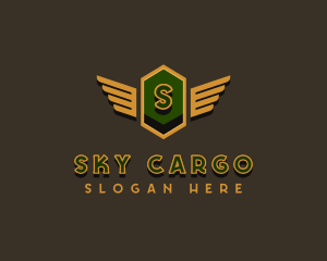 Automotive Hexagon Wing logo design