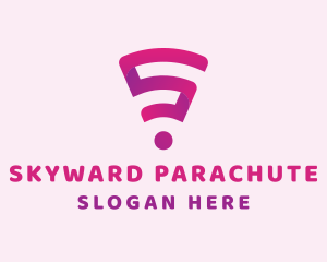 Digital Wifi Letter S  logo design