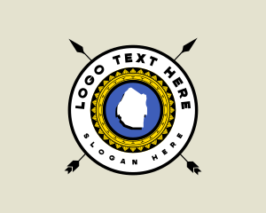 Jordan - Eswatini Tribal Map logo design