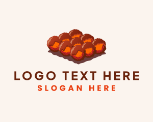 Kikiam - Pinoy Street Food Delicacy logo design