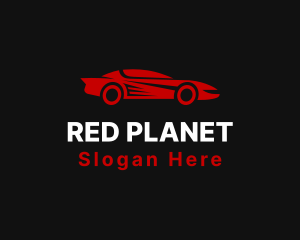 Red Speed Car logo design