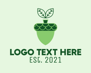 Agriculture - Acorn Plant Gardening logo design