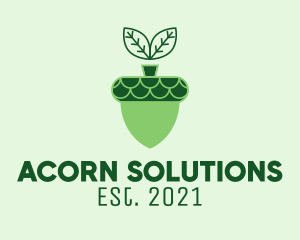 Acorn Plant Gardening  logo design