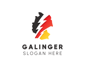 Germany Lightning Map  Logo