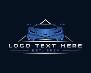 Retro Car - Car Automotive Garage logo design