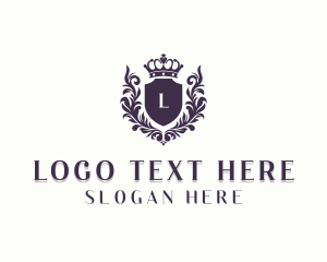 Wedding - Crown Shield Royalty logo design