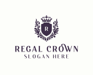 Crown Shield Royalty logo design