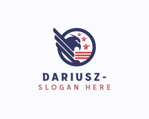 Stars - American Eagle Patriot logo design