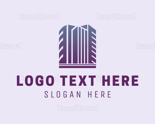 Skyscraper Building Company Logo