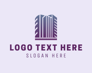 Management - Skyscraper Building Company logo design