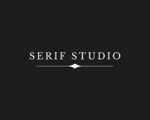 Serif - Serif Company Text logo design