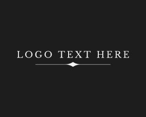 Serif Company Text Logo