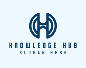 Signal - Creative Round Business Letter H logo design