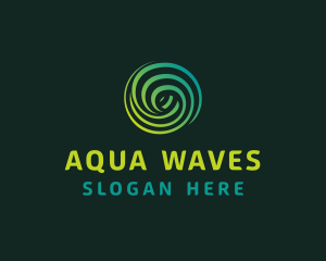 Gradient Wave Software logo design