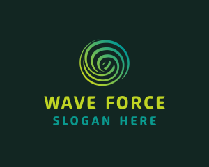 Gradient Wave Software logo design