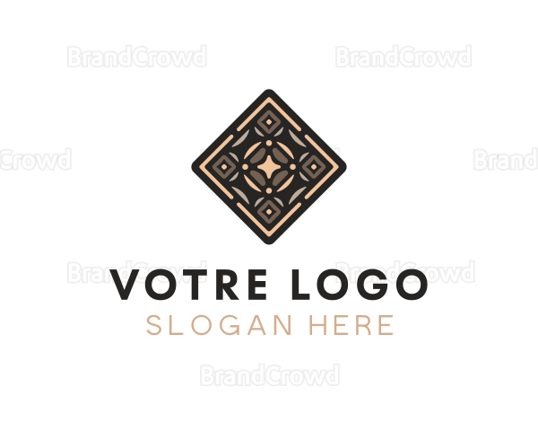 Diamond Tile Pattern Logo