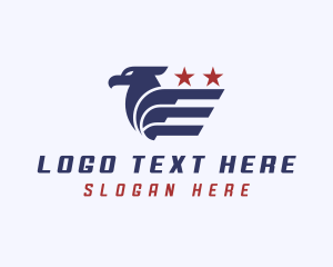 American - American Eagle Veteran logo design