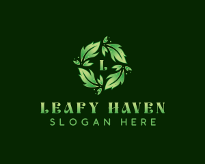 Sustainable Garden Leaves logo design