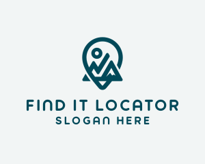 Mountain Travel Location logo design