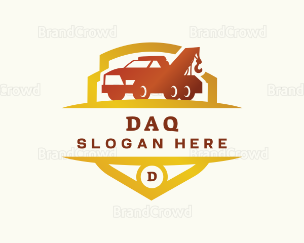 Tow Truck Transport Logo