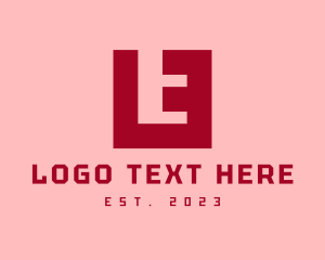 Developer - Tech Programmer Letter E logo design
