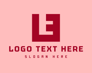 Tech Programmer Letter E Logo