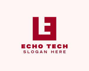 Tech Programmer Letter E logo design