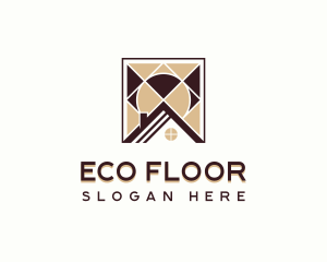 Linoleum - Flooring Tile Renovation logo design