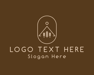 Hill - Minimalist Outdoor Hiking logo design