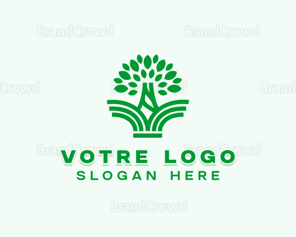 Tree Educational Learning Logo