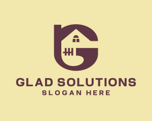 Window House Letter G logo design