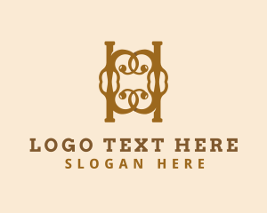 Luxury Brand Letter H  Logo