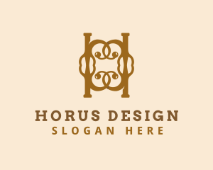 Luxury Brand Letter H  logo design