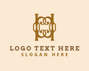 Hotel - Luxury Brand Letter H logo design
