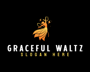 Waltz - Ballet Theater Dancer logo design