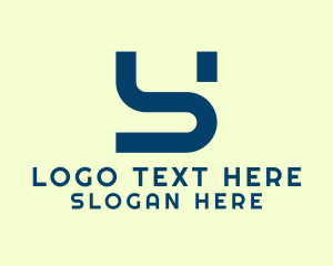 Letter Il - Modern Tech Letter S logo design