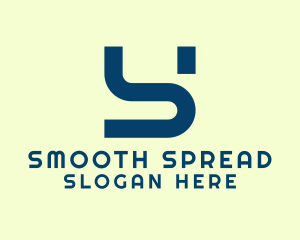 Modern Tech Letter S logo design