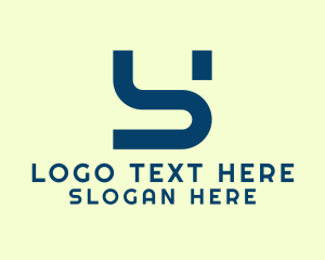 Simple - Modern Tech Letter S logo design