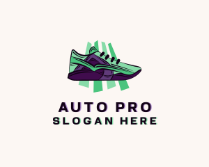 Dancing-shoes - Sneaker Shoes Footwear logo design