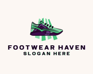 Shoes - Sneaker Shoes Footwear logo design