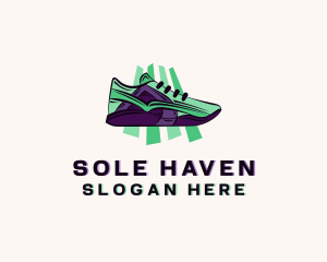 Shoe - Sneaker Shoes Footwear logo design