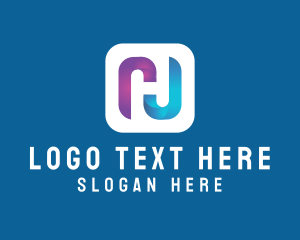 Web - Cyber Telecom Letter H logo design