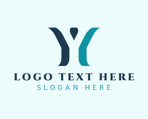 Startup Business Letter Y Logo