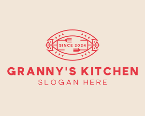 Restaurant Kitchen Cutlery logo design