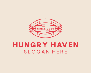 Restaurant Kitchen Cutlery logo design