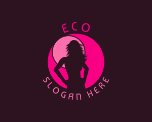 Beauty Shop - Sexy Woman Silhouette logo design