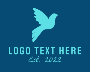 Peace - Religious Dove Bird logo design